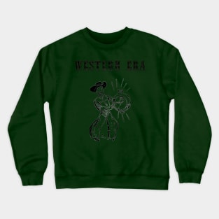 Western Era - Cowboy Calling Lunch Crewneck Sweatshirt